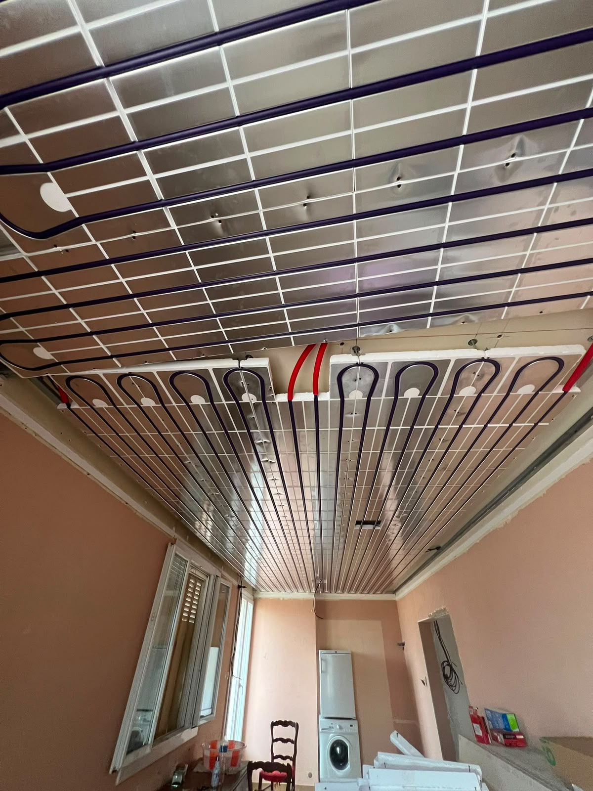 Plafond chauffant/rafraichissant